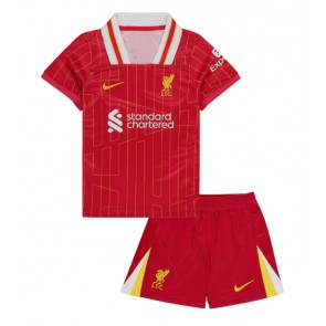 Liverpool Domácí dres komplet pro Děti 2024-25 Krátkým Rukávem (+ Krátké kalhoty)