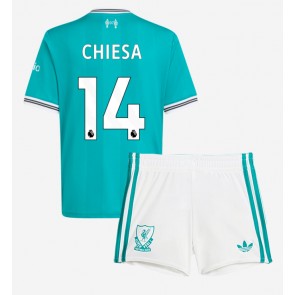 Liverpool Federico Chiesa #14 Alternativní dres komplet pro Děti 2025-26 Krátkým Rukávem (+ Krátké kalhoty)