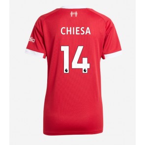 Liverpool Federico Chiesa #14 Domácí Dres pro Dámy 2025-26 Krátkým Rukávem Liverpool Federico Chiesa #14 Domácí Dres pro Dámy 2025-26 Krátkým Rukávem
