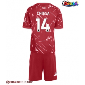 Liverpool Federico Chiesa #14 Domácí dres komplet pro Děti 2026-27 Krátkým Rukávem (+ Krátké kalhoty)