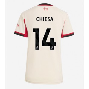 Liverpool Federico Chiesa #14 Venkovní Dres pro Dámy 2025-26 Krátkým Rukávem