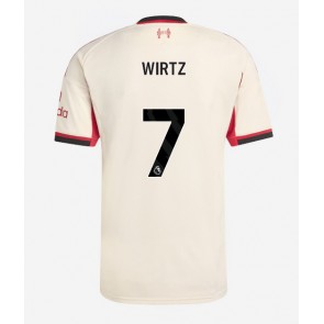 Liverpool Florian Wirtz #7 Venkovní Dres 2025-26 Krátkým Rukávem