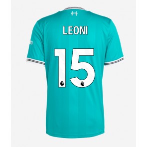 Liverpool Giovanni Leoni #15 Alternativní Dres 2025-26 Krátkým Rukávem
