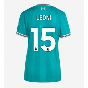 Liverpool Giovanni Leoni #15 Alternativní Dres pro Dámy 2025-26 Krátkým Rukávem