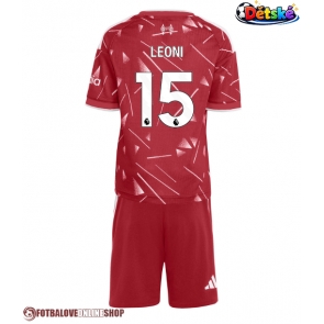 Liverpool Giovanni Leoni #15 Domácí dres komplet pro Děti 2026-27 Krátkým Rukávem (+ Krátké kalhoty)