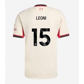 Liverpool Giovanni Leoni #15 Venkovní Dres 2025-26 Krátkým Rukávem