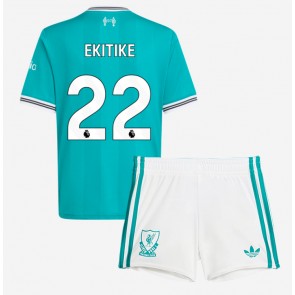 Liverpool Hugo Ekitike #22 Alternativní dres komplet pro Děti 2025-26 Krátkým Rukávem (+ Krátké kalhoty)
