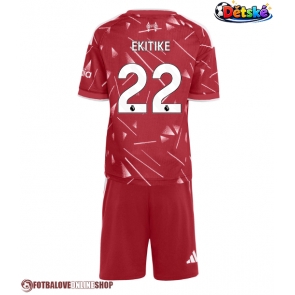 Liverpool Hugo Ekitike #22 Domácí dres komplet pro Děti 2026-27 Krátkým Rukávem (+ Krátké kalhoty)