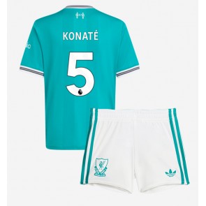 Liverpool Ibrahima Konate #5 Alternativní dres komplet pro Děti 2025-26 Krátkým Rukávem (+ Krátké kalhoty)