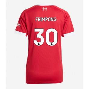 Liverpool Jeremie Frimpong #30 Domácí Dres pro Dámy 2025-26 Krátkým Rukávem