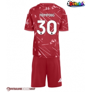 Liverpool Jeremie Frimpong #30 Domácí dres komplet pro Děti 2026-27 Krátkým Rukávem (+ Krátké kalhoty)