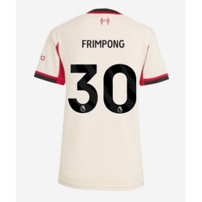 Liverpool Jeremie Frimpong #30 Venkovní Dres pro Dámy 2025-26 Krátkým Rukávem