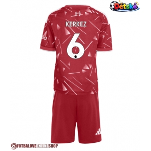 Liverpool Milos Kerkez #6 Domácí dres komplet pro Děti 2026-27 Krátkým Rukávem (+ Krátké kalhoty)