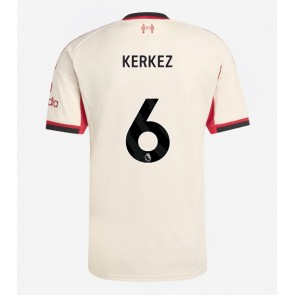 Liverpool Milos Kerkez #6 Venkovní Dres 2025-26 Krátkým Rukávem