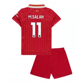Liverpool Mohamed Salah #11 Domácí dres komplet pro Děti 2024-25 Krátkým Rukávem (+ Krátké kalhoty)