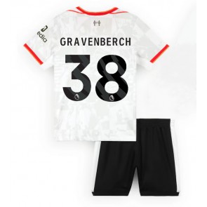Liverpool Ryan Gravenberch #38 Alternativní dres komplet pro Děti 2024-25 Krátkým Rukávem (+ Krátké kalhoty)
