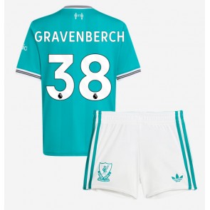Liverpool Ryan Gravenberch #38 Alternativní dres komplet pro Děti 2025-26 Krátkým Rukávem (+ Krátké kalhoty)