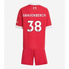 Liverpool Ryan Gravenberch #38 Domácí dres komplet pro Děti 2025-26 Krátkým Rukávem (+ Krátké kalhoty)