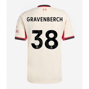 Liverpool Ryan Gravenberch #38 Venkovní Dres 2025-26 Krátkým Rukávem