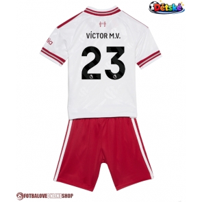 Liverpool Victor Munoz #23 Venkovní dres komplet pro Děti 2026-27 Krátkým Rukávem (+ Krátké kalhoty)