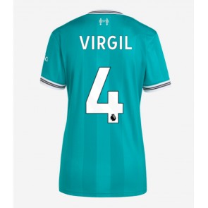 Liverpool Virgil van Dijk #4 Alternativní Dres pro Dámy 2025-26 Krátkým Rukávem