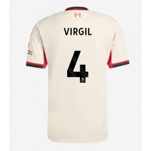 Liverpool Virgil van Dijk #4 Venkovní Dres 2025-26 Krátkým Rukávem