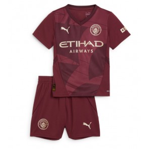 Manchester City Alternativní dres komplet pro Děti 2024-25 Krátkým Rukávem (+ Krátké kalhoty)