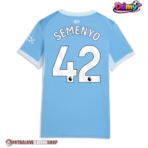 Manchester City Antoine Semenyo #42 Domácí Dres pro Dámy 2026-27 Krátkým Rukávem