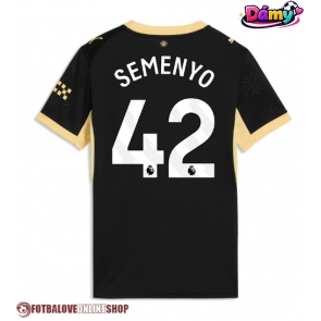 Manchester City Antoine Semenyo #42 Venkovní Dres pro Dámy 2026-27 Krátkým Rukávem