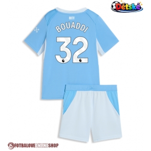 Manchester City Ayyoub Bouaddi #32 Domácí dres komplet pro Děti 2026-27 Krátkým Rukávem (+ Krátké kalhoty)
