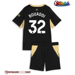 Manchester City Ayyoub Bouaddi #32 Venkovní dres komplet pro Děti 2026-27 Krátkým Rukávem (+ Krátké kalhoty)
