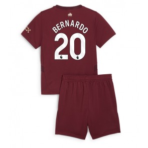 Manchester City Bernardo Silva #20 Alternativní dres komplet pro Děti 2024-25 Krátkým Rukávem (+ Krátké kalhoty)
