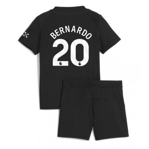 Manchester City Bernardo Silva #20 Venkovní dres komplet pro Děti 2025-26 Krátkým Rukávem (+ Krátké kalhoty)
