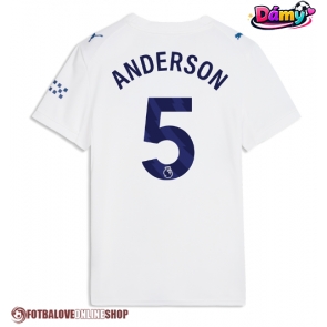 Manchester City Elliot Anderson #5 Alternativní Dres pro Dámy 2026-27 Krátkým Rukávem