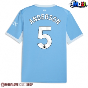 Manchester City Elliot Anderson #5 Domácí Dres 2026-27 Krátkým Rukávem