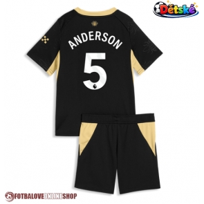 Manchester City Elliot Anderson #5 Venkovní dres komplet pro Děti 2026-27 Krátkým Rukávem (+ Krátké kalhoty)