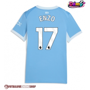 Manchester City Enzo Fernandez #17 Domácí Dres pro Dámy 2026-27 Krátkým Rukávem