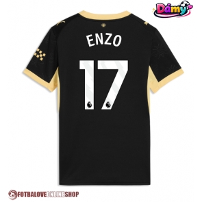 Manchester City Enzo Fernandez #17 Venkovní Dres pro Dámy 2026-27 Krátkým Rukávem