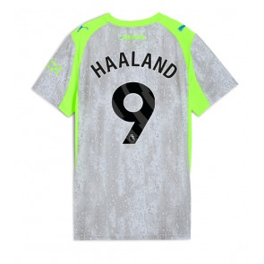 Manchester City Erling Haaland #9 Alternativní Dres pro Dámy 2025-26 Krátkým Rukávem