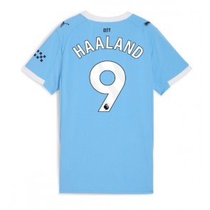 Manchester City Erling Haaland #9 Domácí Dres pro Dámy 2025-26 Krátkým Rukávem Manchester City Erling Haaland #9 Domácí Dres pro Dámy 2025-26 Krátkým Rukávem