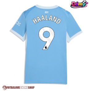 Manchester City Erling Haaland #9 Domácí Dres pro Dámy 2026-27 Krátkým Rukávem