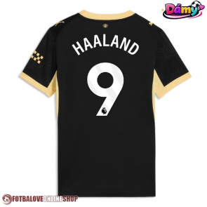 Manchester City Erling Haaland #9 Venkovní Dres pro Dámy 2026-27 Krátkým Rukávem