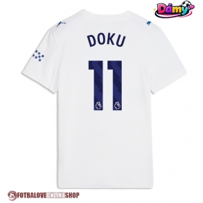 Manchester City Jeremy Doku #11 Alternativní Dres pro Dámy 2026-27 Krátkým Rukávem