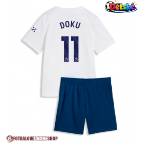 Manchester City Jeremy Doku #11 Alternativní dres komplet pro Děti 2026-27 Krátkým Rukávem (+ Krátké kalhoty)