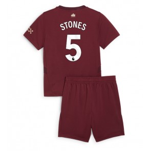 Manchester City John Stones #5 Alternativní dres komplet pro Děti 2024-25 Krátkým Rukávem (+ Krátké kalhoty)