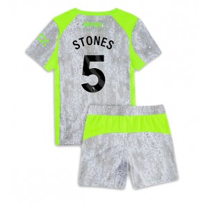 Manchester City John Stones #5 Alternativní dres komplet pro Děti 2025-26 Krátkým Rukávem (+ Krátké kalhoty)