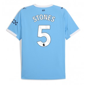 Manchester City John Stones #5 Domácí Dres 2025-26 Krátkým Rukávem