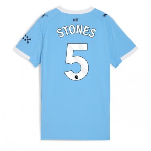 Manchester City John Stones #5 Domácí Dres pro Dámy 2025-26 Krátkým Rukávem