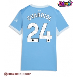 Manchester City Josko Gvardiol #24 Domácí Dres pro Dámy 2026-27 Krátkým Rukávem