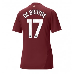 Manchester City Kevin De Bruyne #17 Alternativní Dres pro Dámy 2024-25 Krátkým Rukávem
